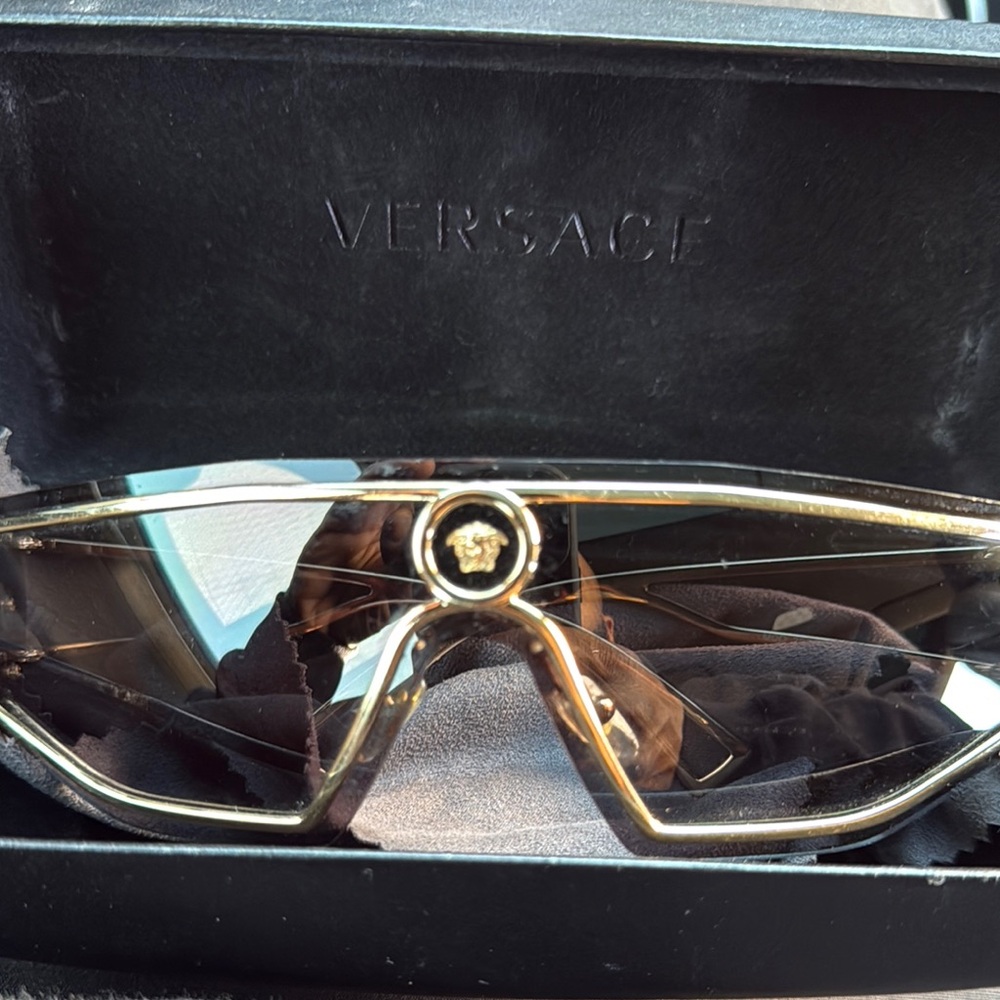 Versace Gold Sunglasses
